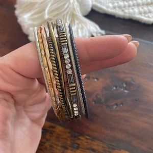 7 Bangle bracelets!